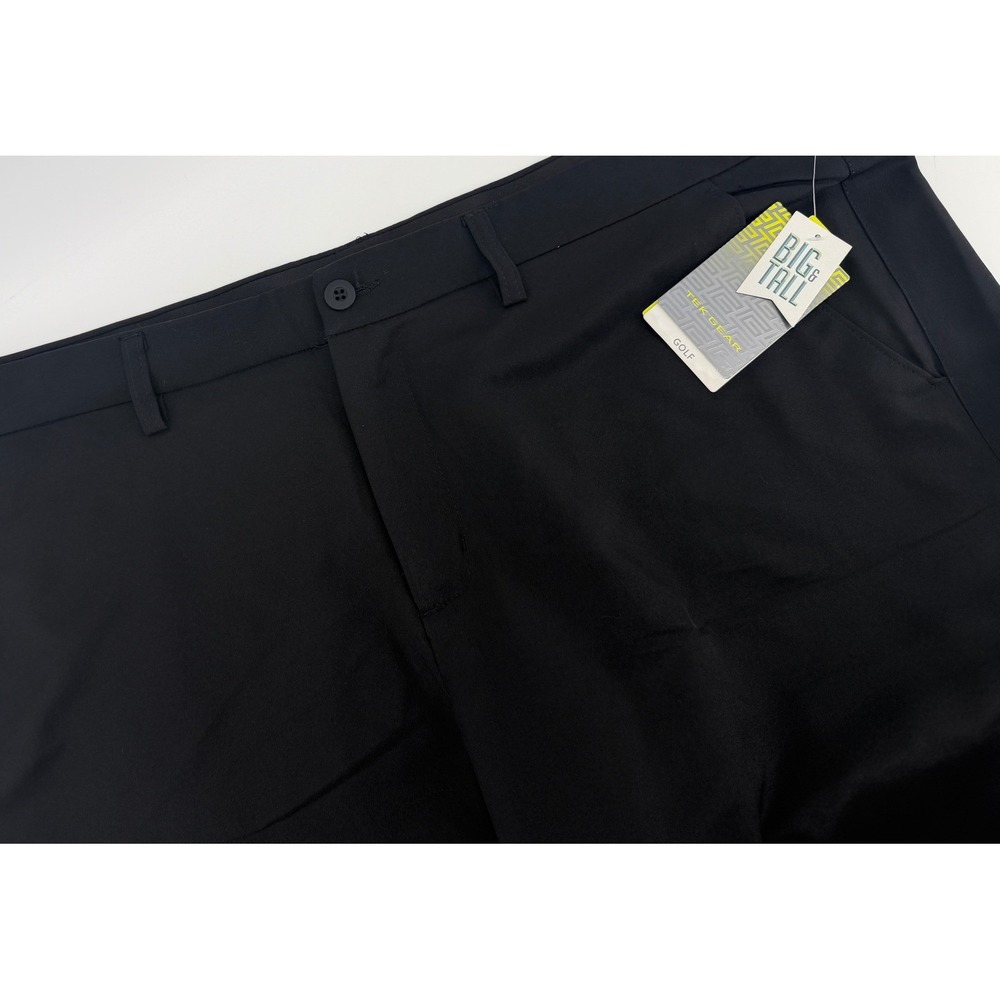 Tek Gear Mens‎ Big & Tall Golf Woven Pants Mineral Black 50x32 NEW